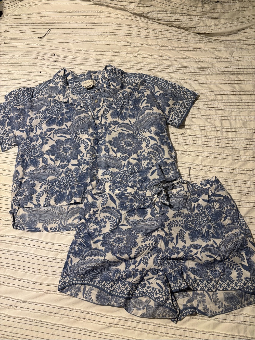 Blue Floral Women’s Pajamma Set